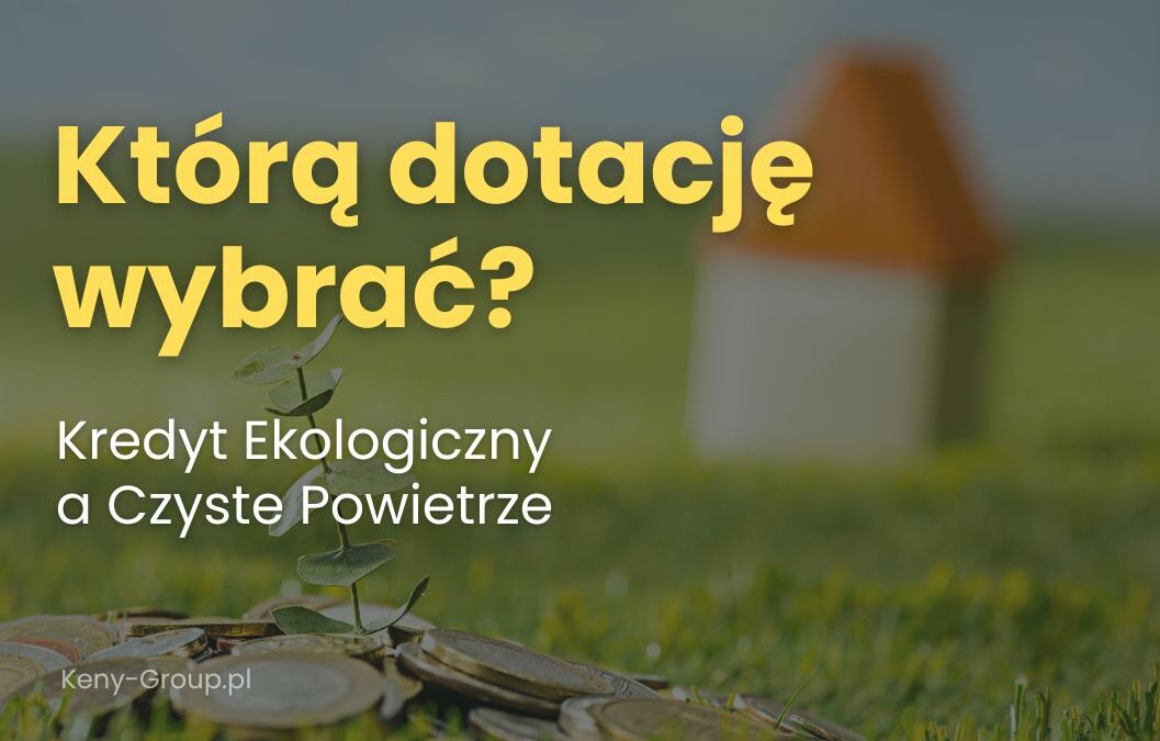 Kredyt Ekologiczny czy&nbsp;Czyste Powietrze? Porównanie dotacji na&nbsp;inwestycje